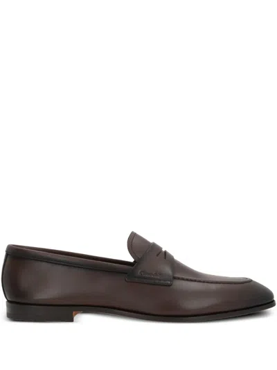 Church's Leather Loafers In Brown