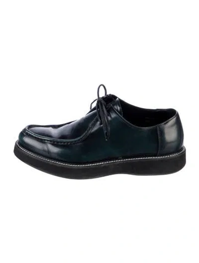 Pre-owned Church's Leather Oxfords In Green