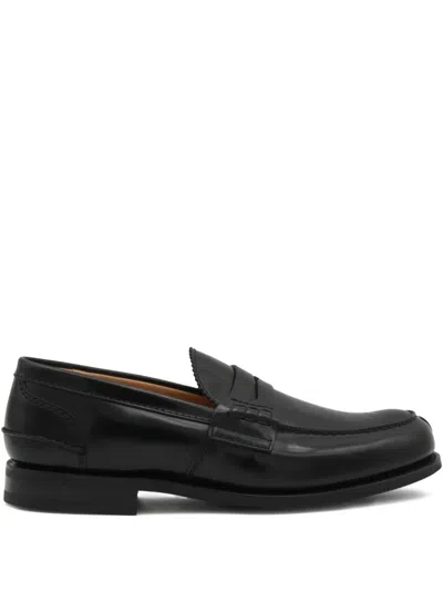 CHURCH'S LEATHER PENNY LOAFERS