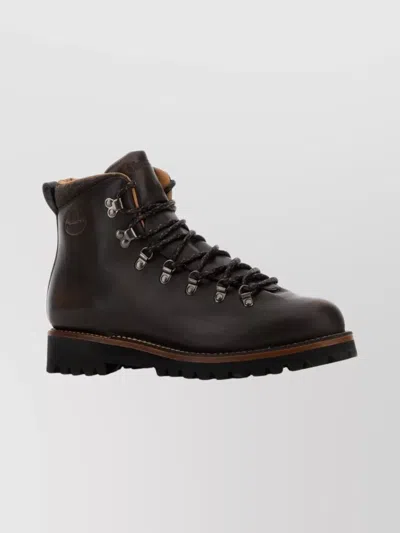 Church's Leather Poulton Ankle Boots With Pull Tab In Brown