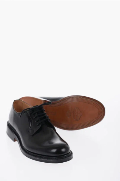 Church's Leather Shannon Derby Shoes In Black