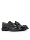 Church's Logo-debossed Leather Loafers In Aab Black