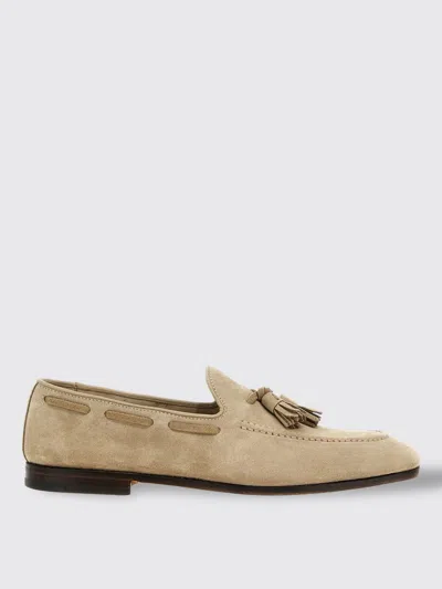 Church's Men Beige Suede Maidstone Loafers In Neutral