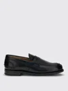 Church's Black Moccasin Flat Shoes With Elegant Detailing For Modern Men In Black