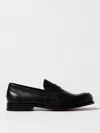 Church's Black Moccasin Flat Shoes With Elegant Detailing For Modern Men In 黑色