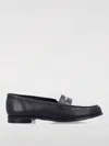 Church's Round Toe Loafers Contrasting Detail In Navy