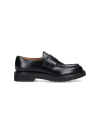 Church's Logo-debossed Leather Loafers In Black  