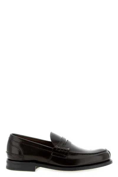Church's Pembrey 2.0 Leather Loafers In Black