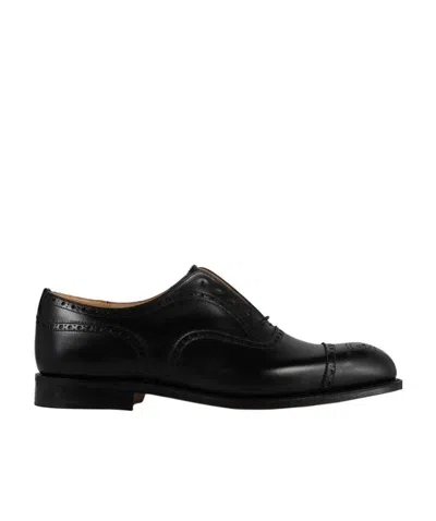 Church's Logo Dress Shoes In Black