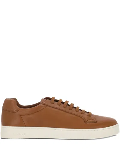 Church's Ludlow 2 Leather Lace-up Sneakers In Brown