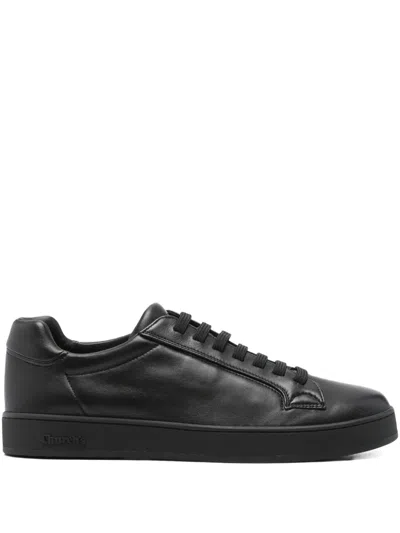 Church's Ludlow Leather Lace-up Sneakers In Black
