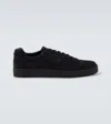 Church's Low Top Suede Finish Rubber Sole Sneakers In Black