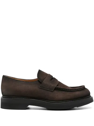 Church's Lynton Hand Dyed Welt Boat Shoes In Brown