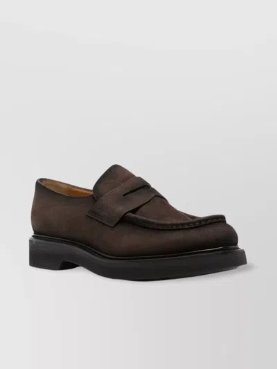 Church's Lynton Hand Dyed Welt Boat Shoes In Black