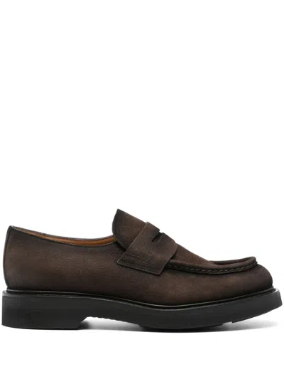 Church's Lynton Hand Dyed Welt Boat Shoes In Brown