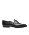 Church's Logo-debossed Leather Loafers In Black