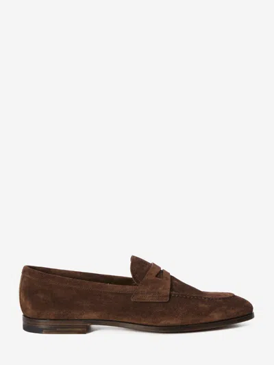 Church's Maesteg Suede Moccasins Loafers In Brown