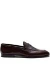 Church's Ebony Leather Heswall Loafer In Brown
