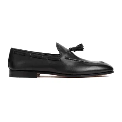 Church's Maidstone Black Calf Leather Loafers