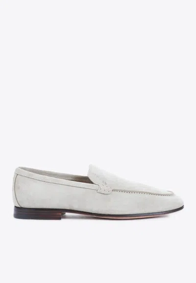Church's Margate Suede Loafers In Beige
