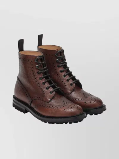 Church's Mc Farlane Brogue Leather Boots In Brown