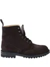 Church's Mc Farlane Lace-up Biker Boots In Brown