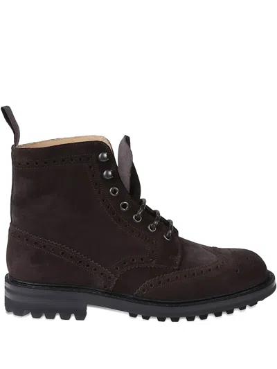 CHURCH'S MC FARLANE LACE-UP BIKER BOOTS
