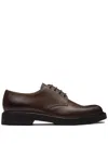 CHURCH'S MEN'S BROWN LEATHER DERBY DRESS SHOES FOR FW23