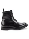 CHURCH'S MEN'S CALF HAIR LINED LEATHER DERBY BOOTS