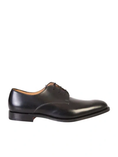 Church's Men's Classic Black Derby Dress Shoes For Ss23