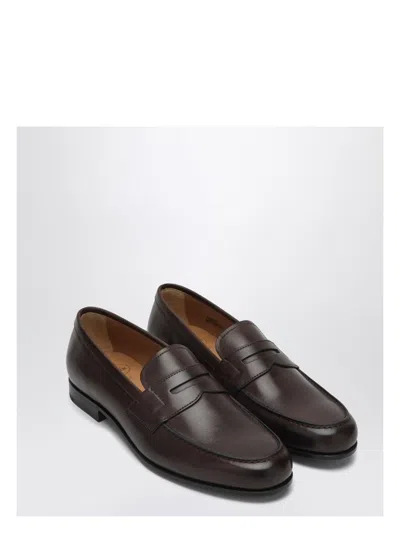 Church's Men's Ebony Leather Heswall Loafer In Brown