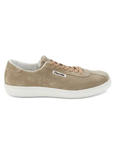 Church's Men's Leather Sneakers In Stone