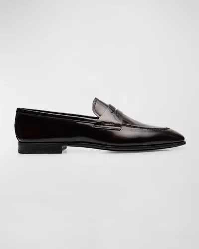 Church's Men's Maesteg Leather Penny Loafers In Burnt