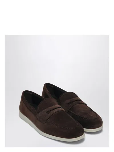 Church's Moccasin Otford In Brown Suede