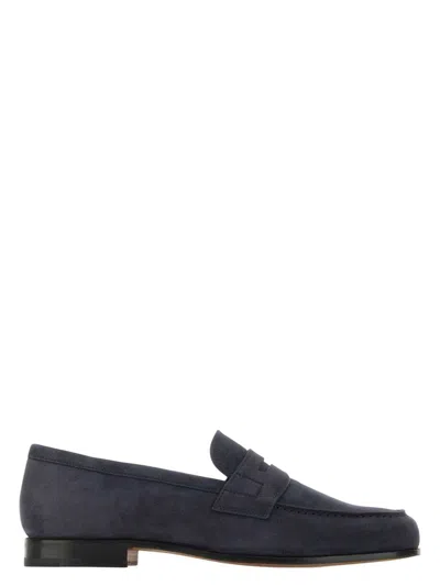 Church's Men's Navy Leather Heswall Loafers