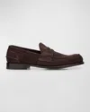 Church's Brown Pembrey Moccasin In Suede In Brown