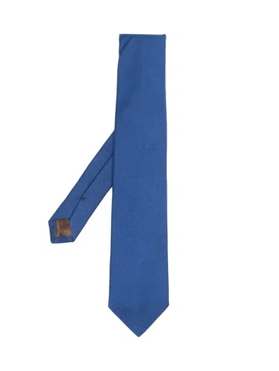 Church's Men's Silk Ties: Fmt 8 In Blue
