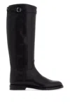 Church's Michelle 2g Buckle Strap Riding Boots In Black