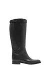 Church's Michelle 2g Buckle Strap Riding Boots In Black