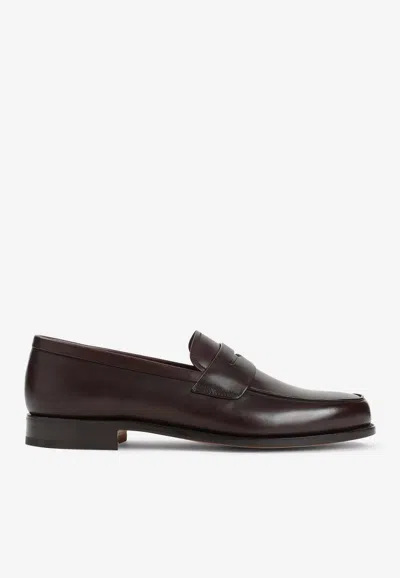 Church's Milford Leather Loafers In Brown