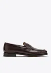 Church's Ebony Leather Heswall Loafer In Brown