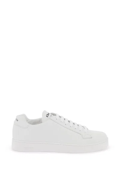 Church's Minimalistic White Leather Sneakers For Men