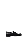 Church's Black Moccasin Flat Shoes With Elegant Detailing For Modern Men In Black