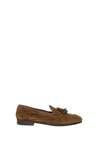 Church's Maidstone Suede Loafers In Brown