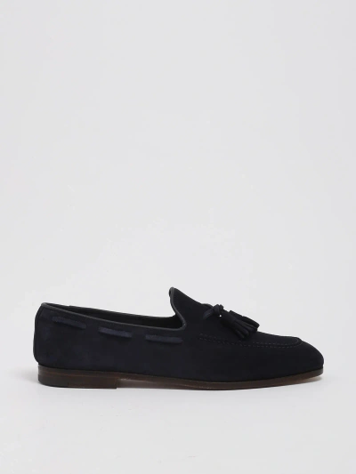 Church's Mocassino Loafers In Navy