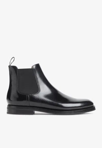 Church's Monmouth Ankle Boots In Patent Leather