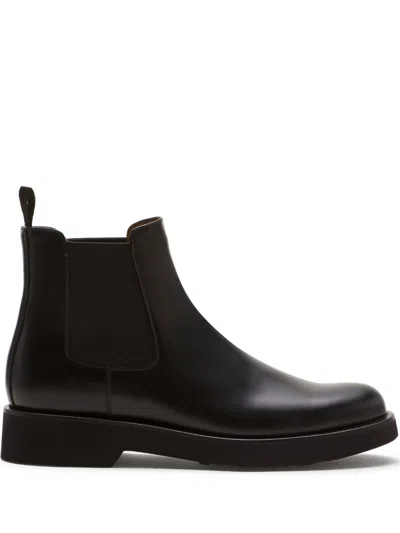 Church's Monmouth Chelsea Leather Brushed Ankle Boots In Black