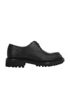 Church's Burnt Leather Lymington Lace Up Shoes In Black