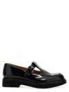Church's Black Leather Nadine Mock Strap Shoes In Black