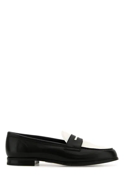 CHURCH'S CHURCH'S TWO-TONE LEATHER NATALE LOAFERS